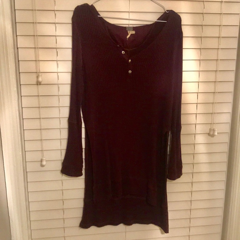 Free People XS Long Sleeve Tunic